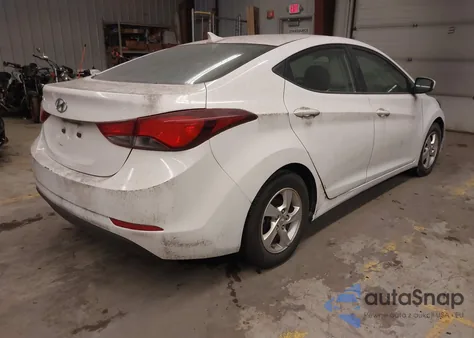 2014 Hyundai Elantra Se from USA, damaged, VIN 5NPDH4AEXEH516646